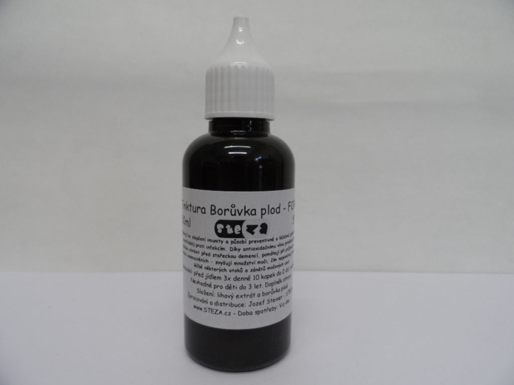 STEZA - Tinktura Borůvka plod - FORTE 50 ml.