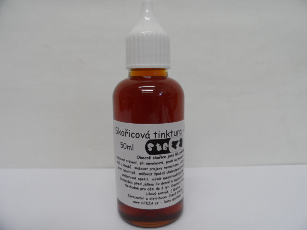 STEZA - Skořicová tinktura - FORTE 50 ml.