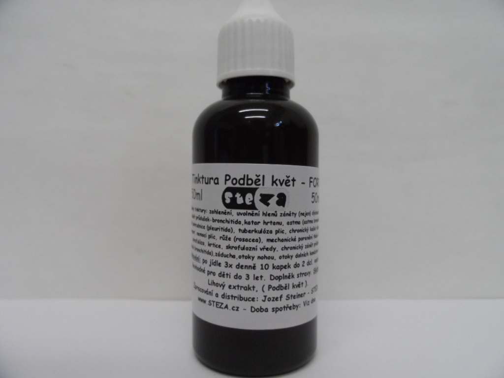 STEZA - Tinktura Podběl květ - FORTE 50 ml.