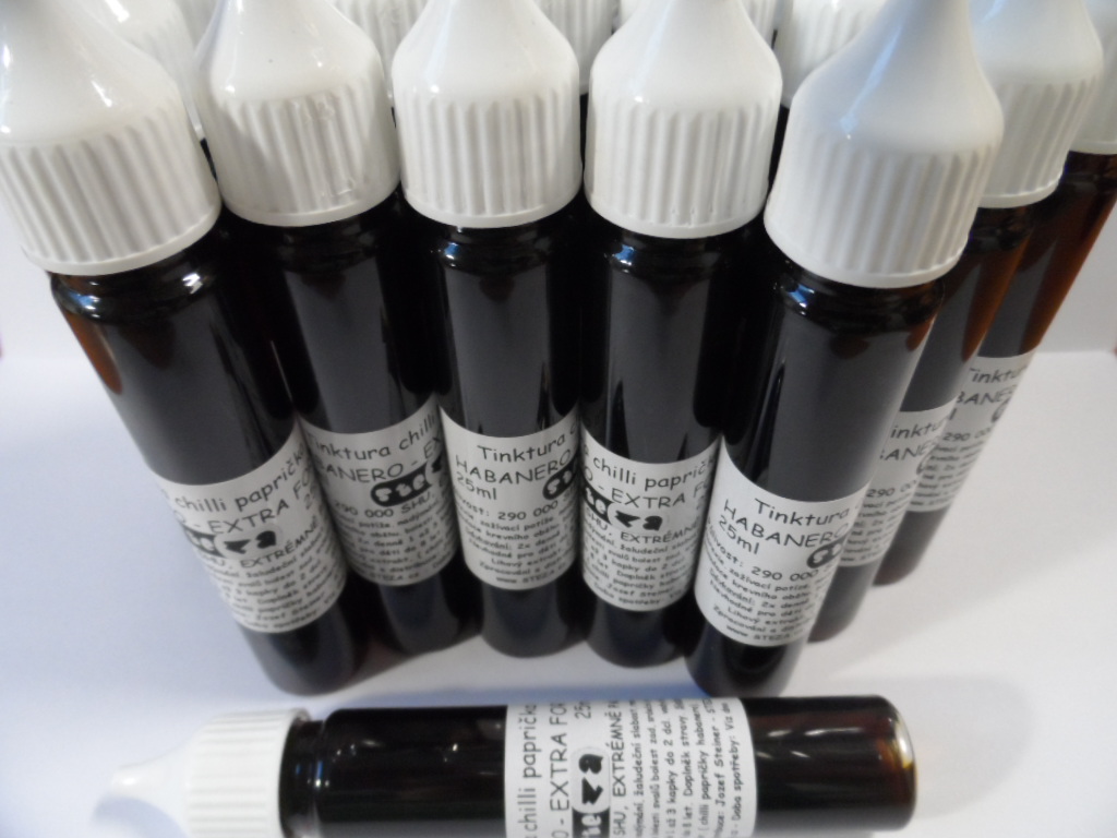 STEZA - Tinktura chilli paprička Habanero - EXTRA FORTE 25ml.