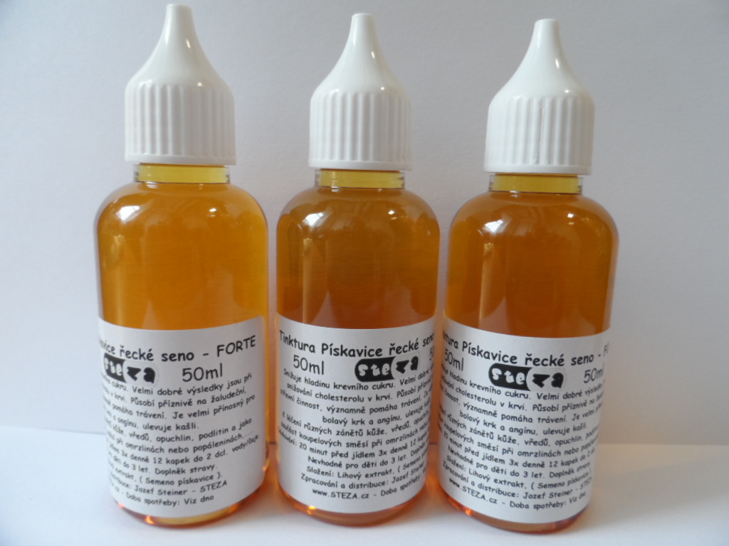 STEZA - Tinktura Pískavice řecké seno - FORTE 50 ml.