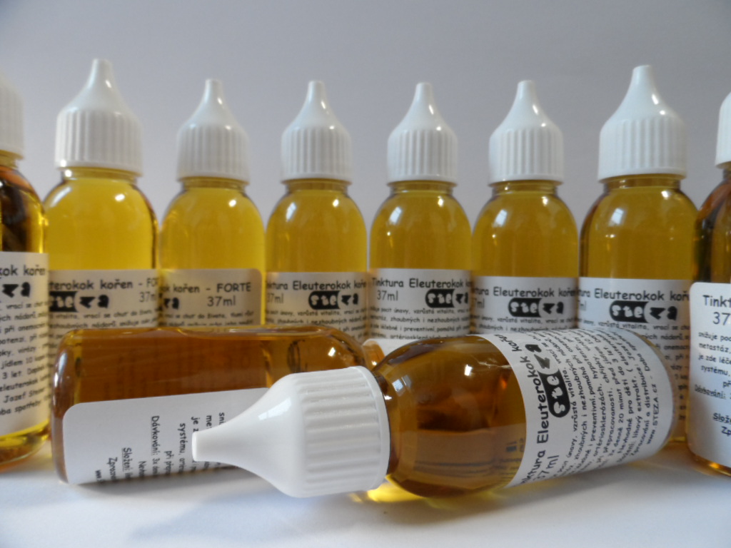 STEZA - Tinktura Eleuterokok kořen - FORTE 37 ml.