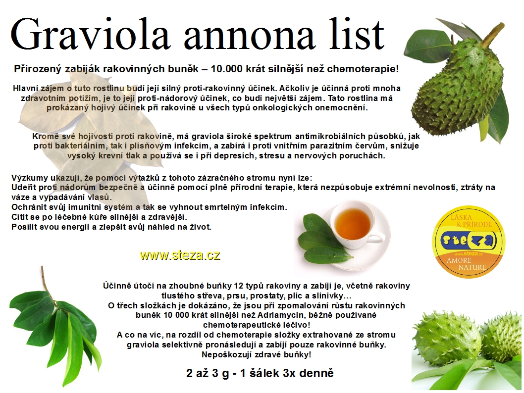STEZA - Graviola list 1 gram