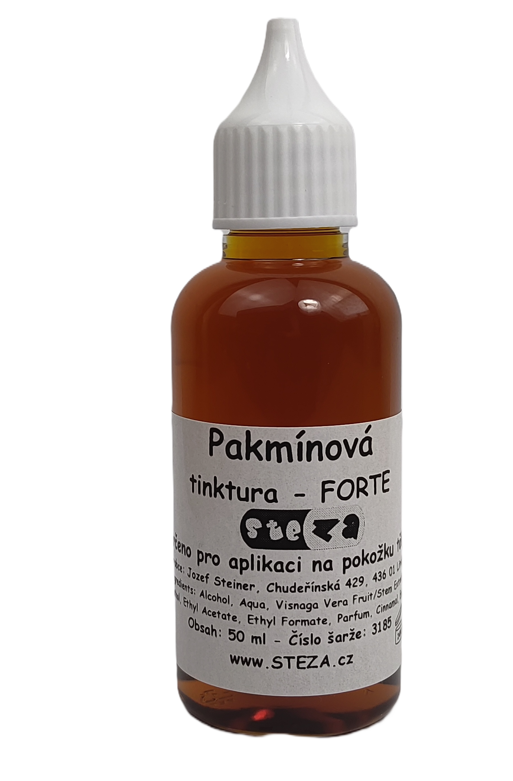 STEZA - Pakmínová tinktura - FORTE 3x 50 ml. (Tinktura Morač plod)