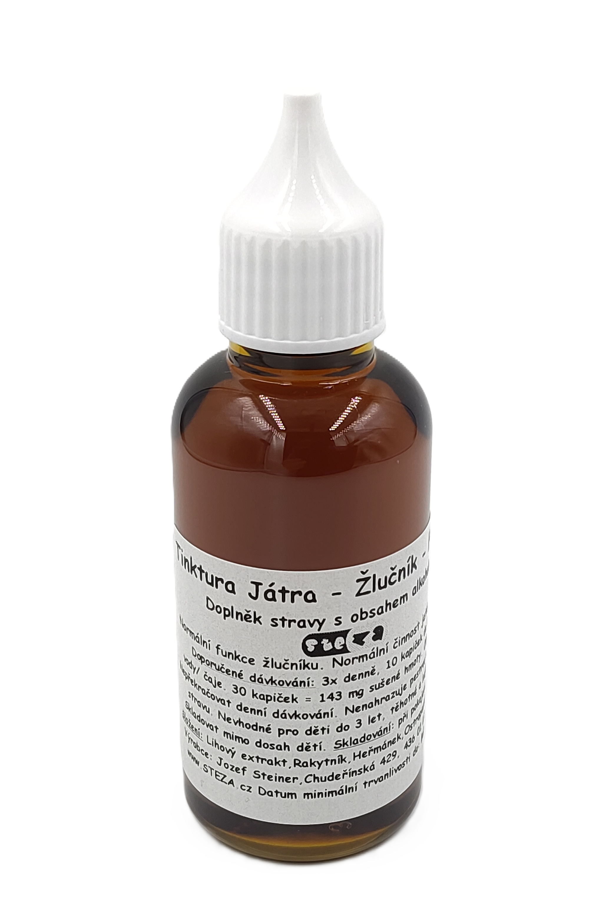 STEZA - Tinktura Játra - Žlučník - FORTE 5x 50 ml.