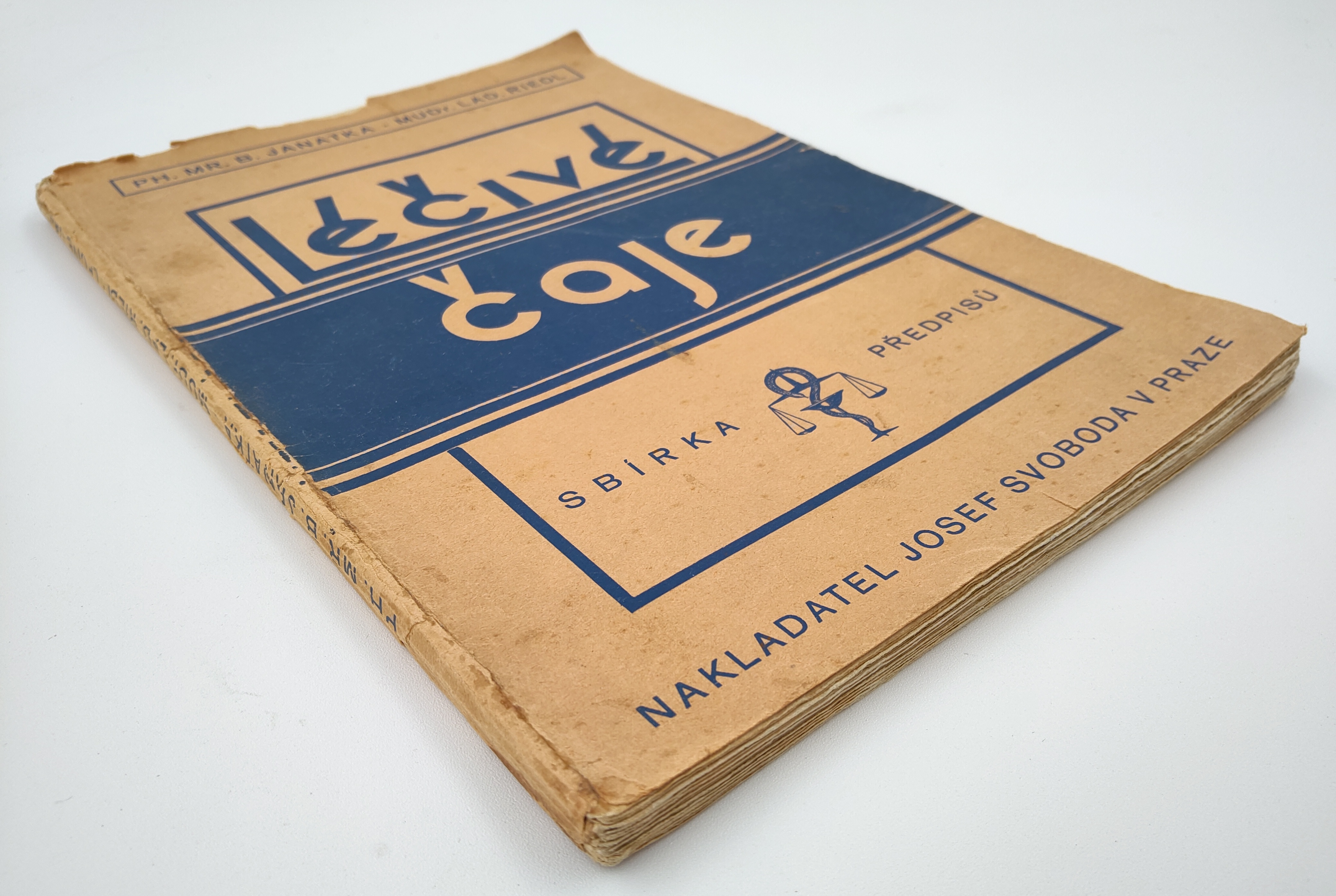 Kniha LÉČIVÉ ČAJE Sbírka předpisů - Rok 1940