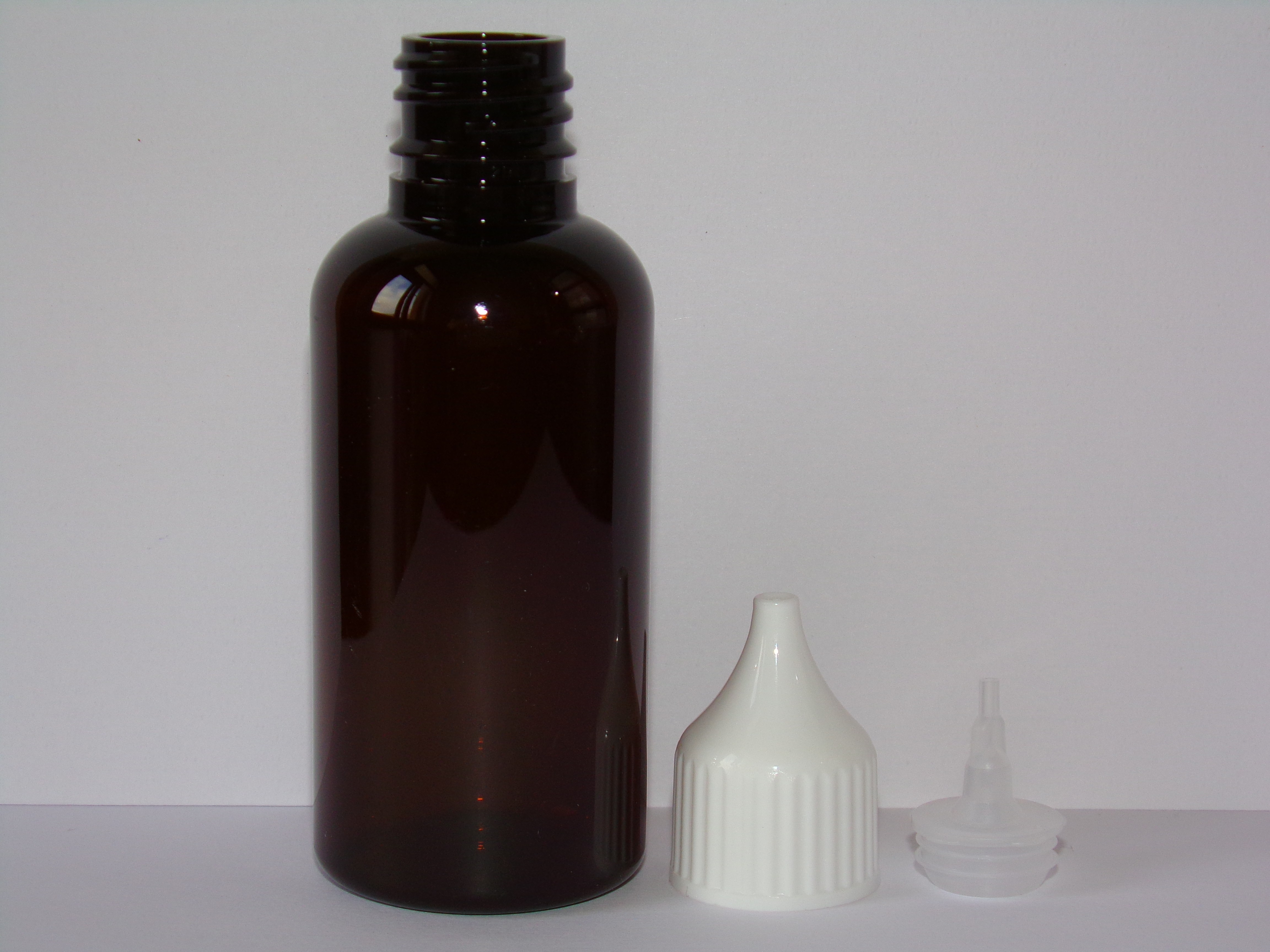 STEZA - Plastová tmavá lahvička 50 ml.