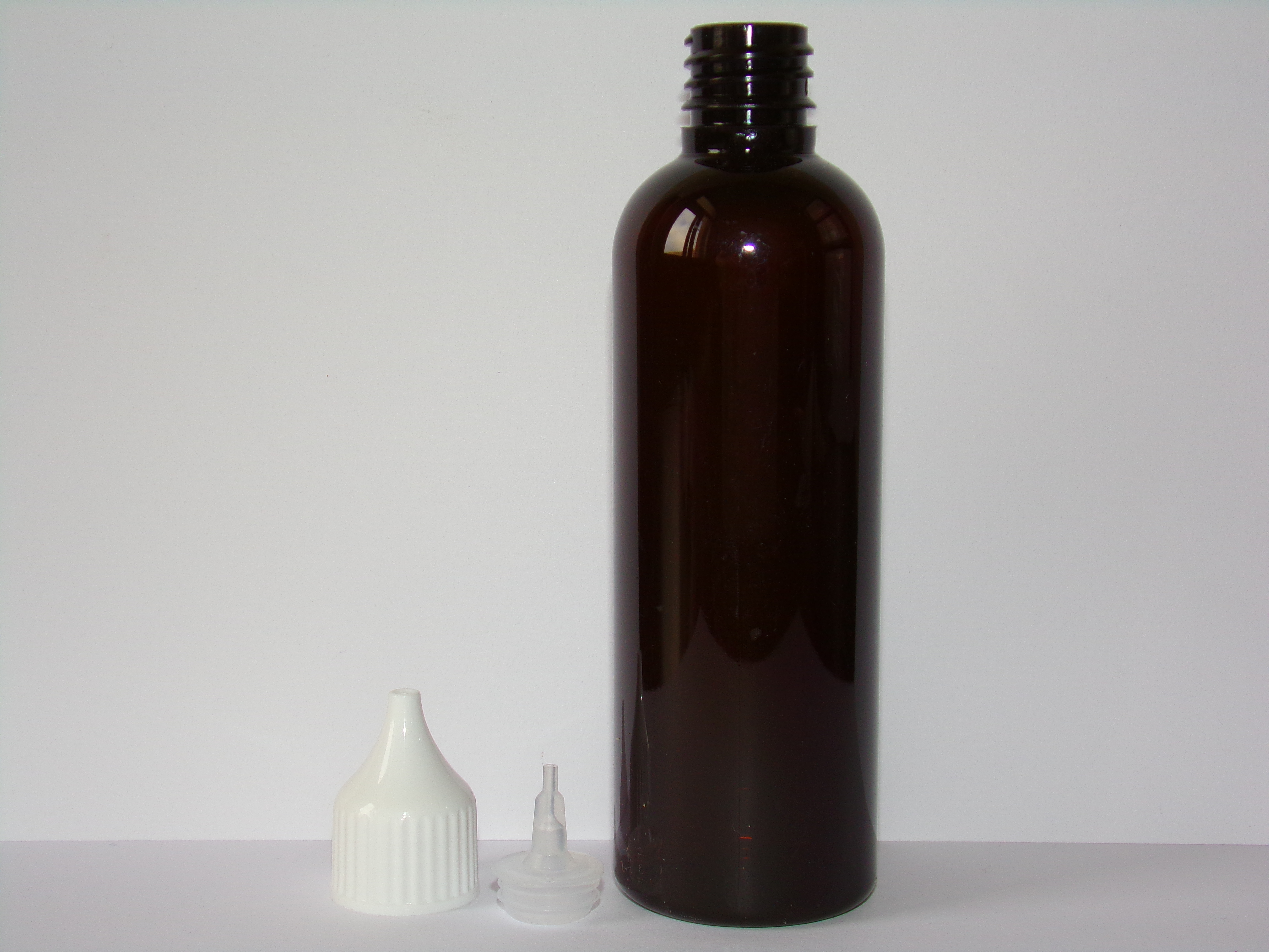 STEZA - Plastová tmavá lahvička 115 ml.