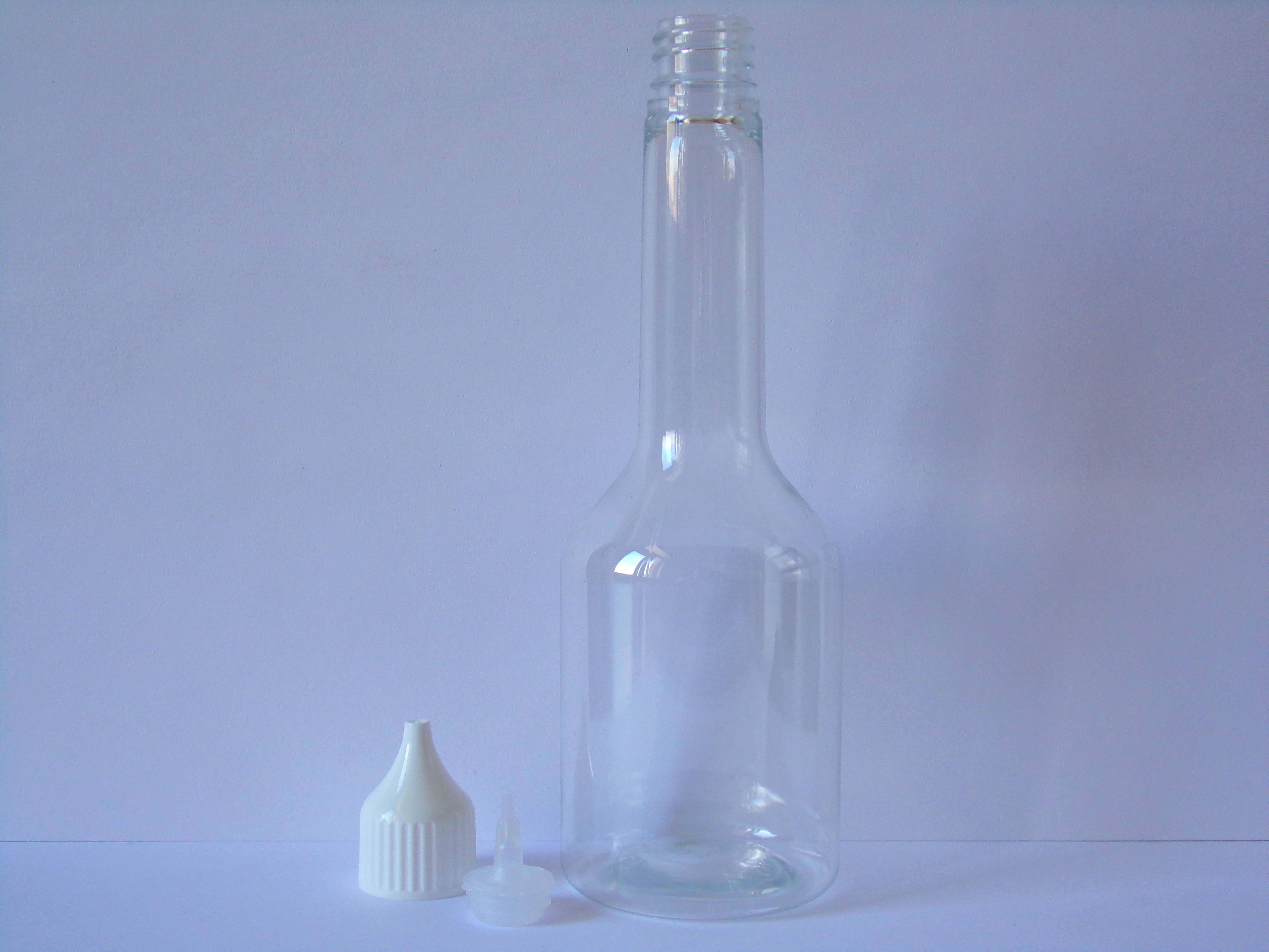 STEZA - Plastová průhledná lahvička 145 ml.