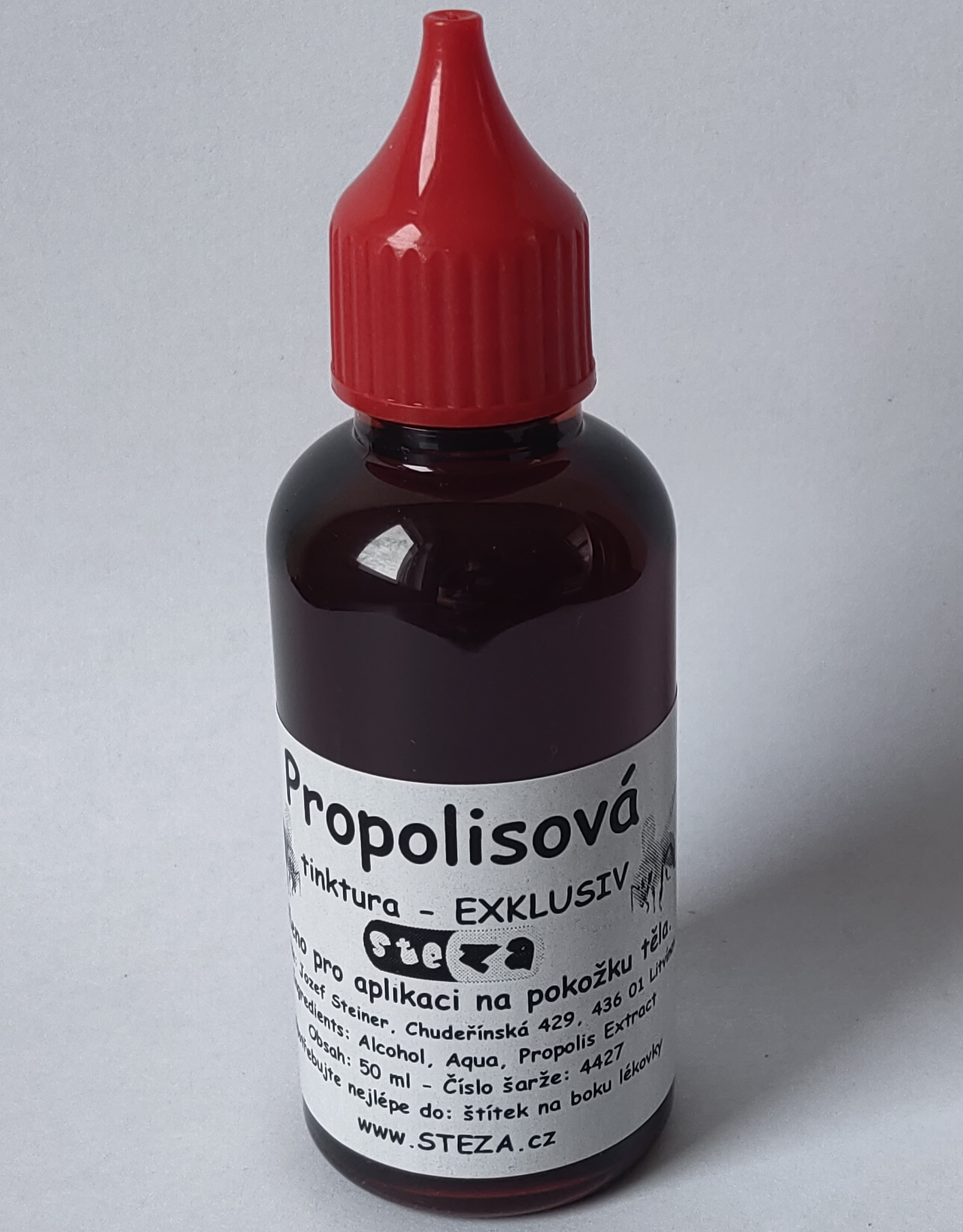 STEZA - Propolisová tinktura - EXKLUSIV 50 ml.
