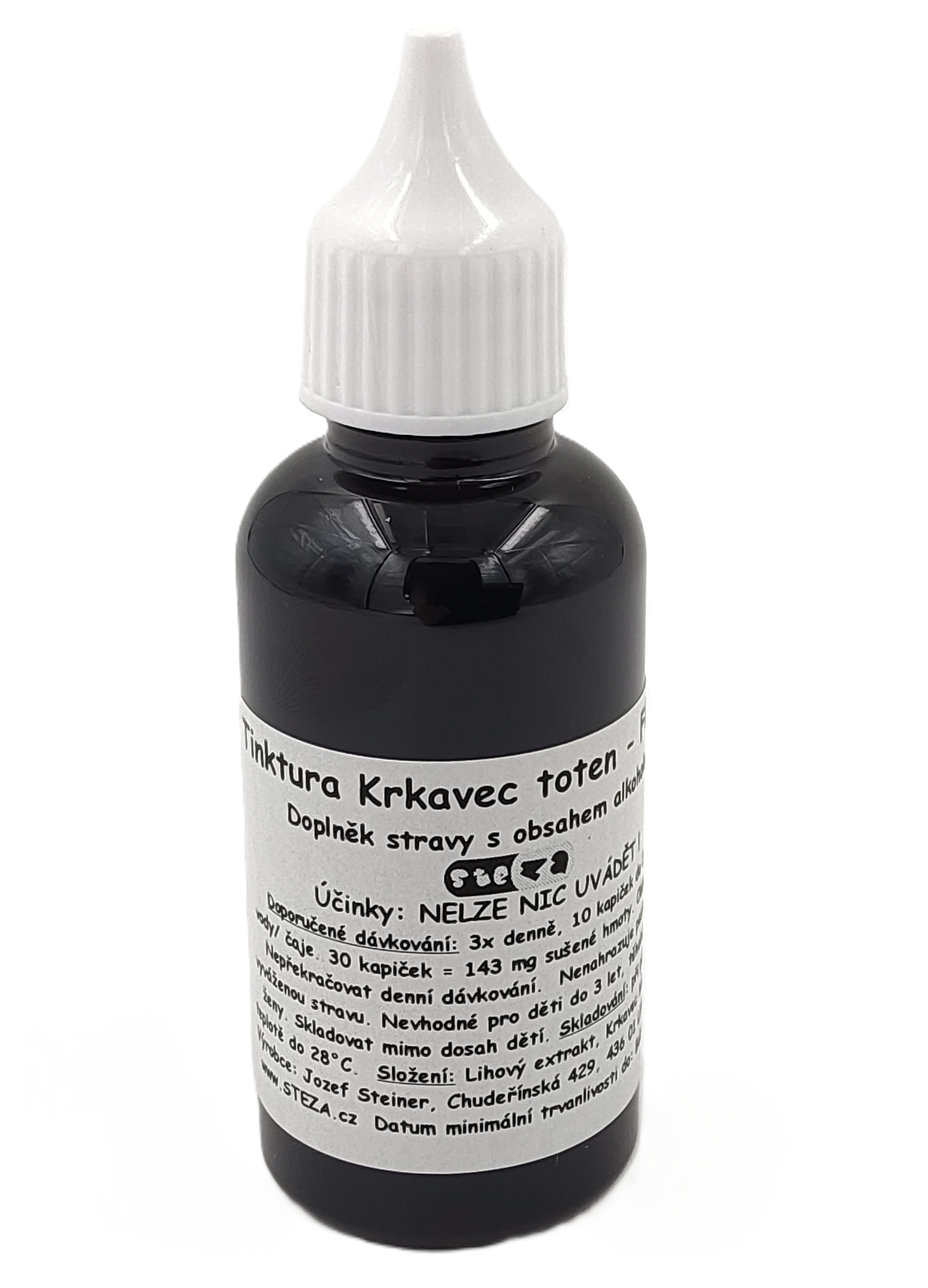 STEZA - Tinktura Krkavec toten - FORTE 3x 50 ml.