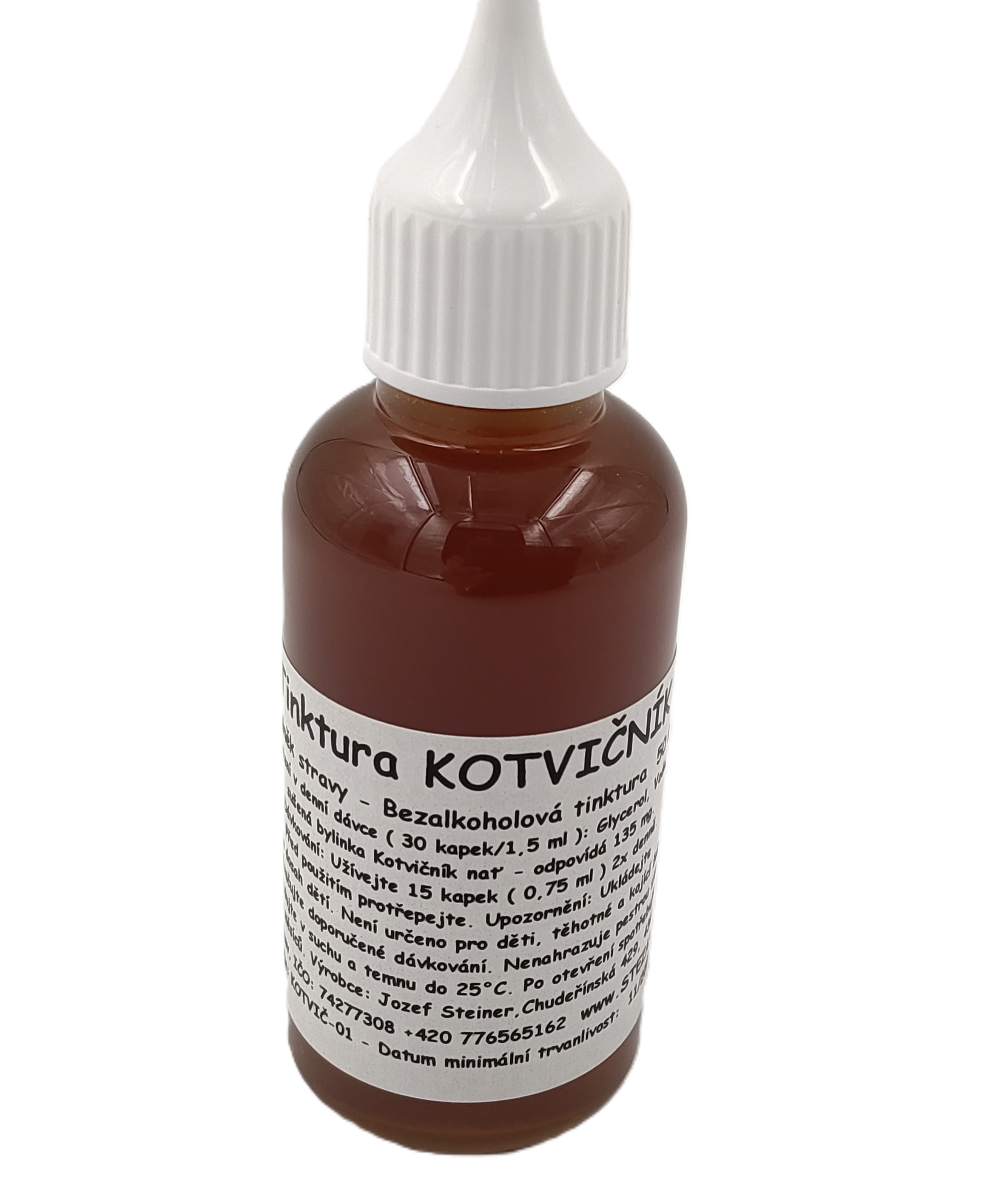 STEZA - Tinktura KOTVIČNÍK 50 ml.