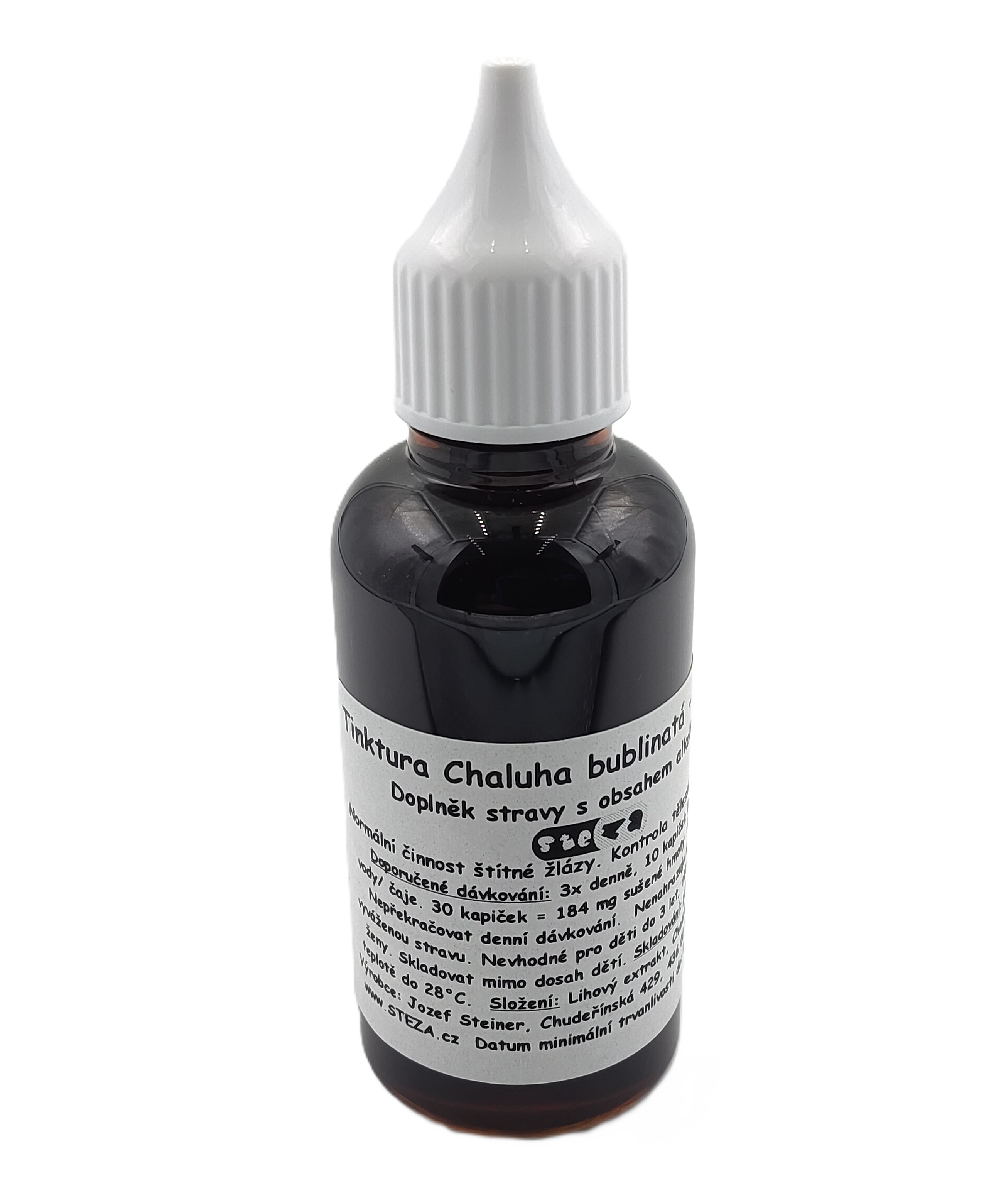 STEZA - Tinktura Chaluha bublinatá - FORTE 50ml.