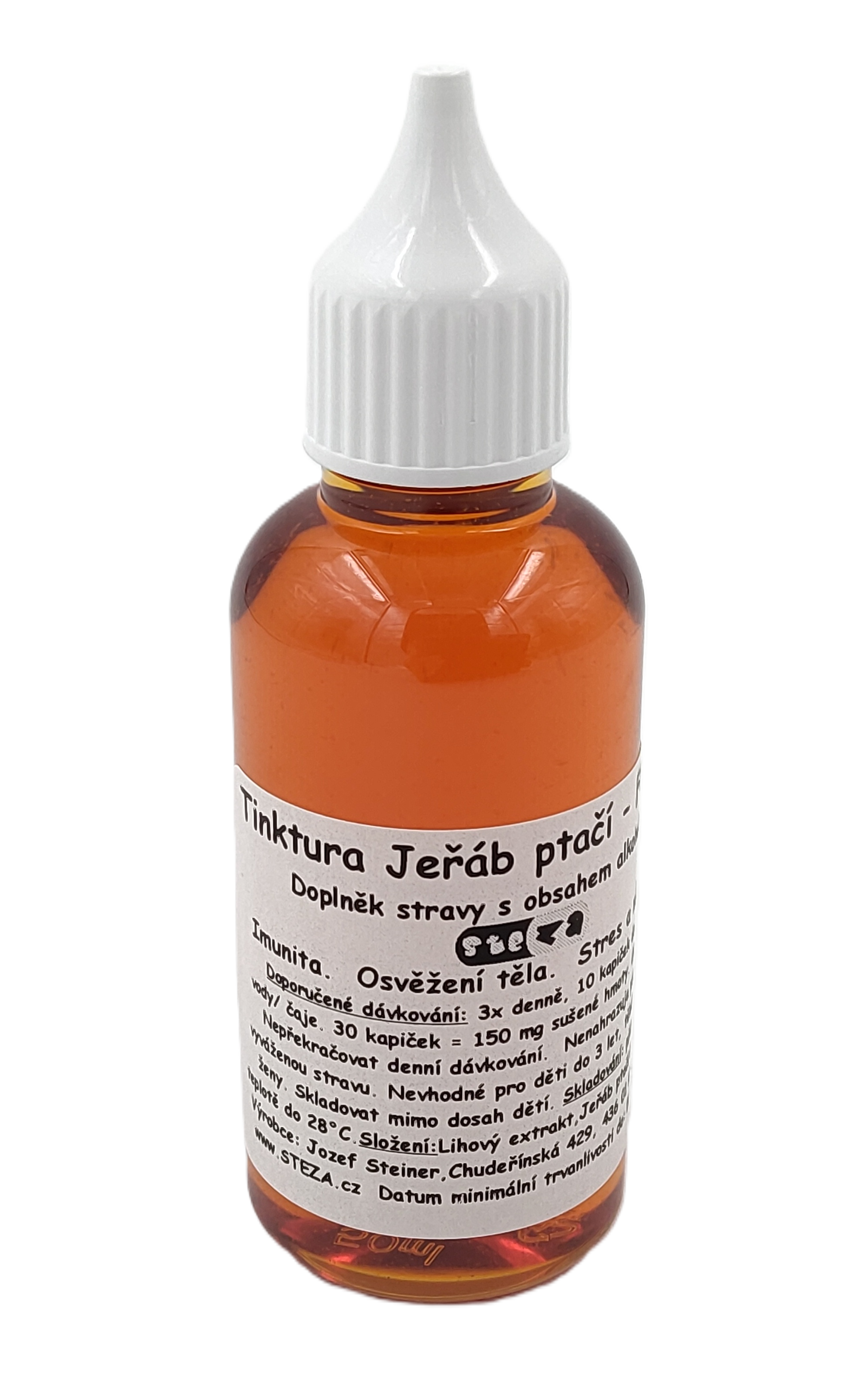 STEZA - Tinktura Jeřáb ptačí - FORTE 3x 50 ml.