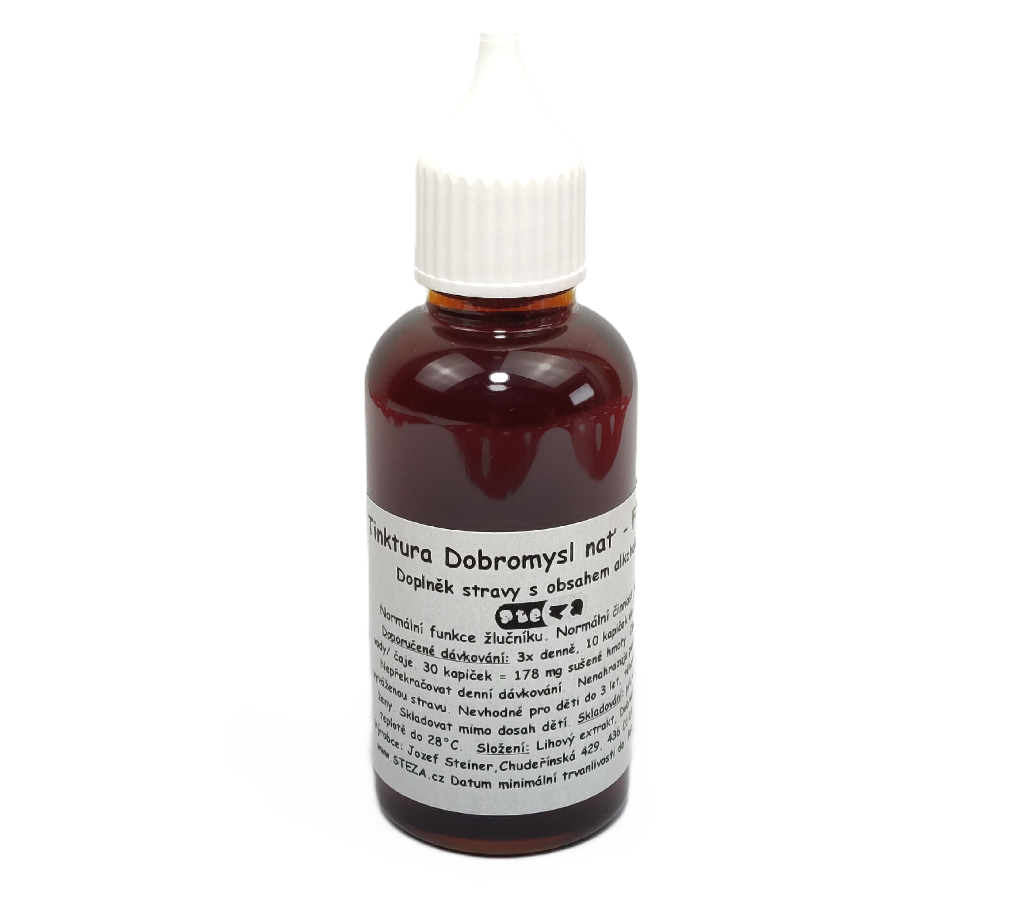 STEZA - Tinktura Dobromysl nať - FORTE 10x 50 ml. + 1ks navíc jako dárek !