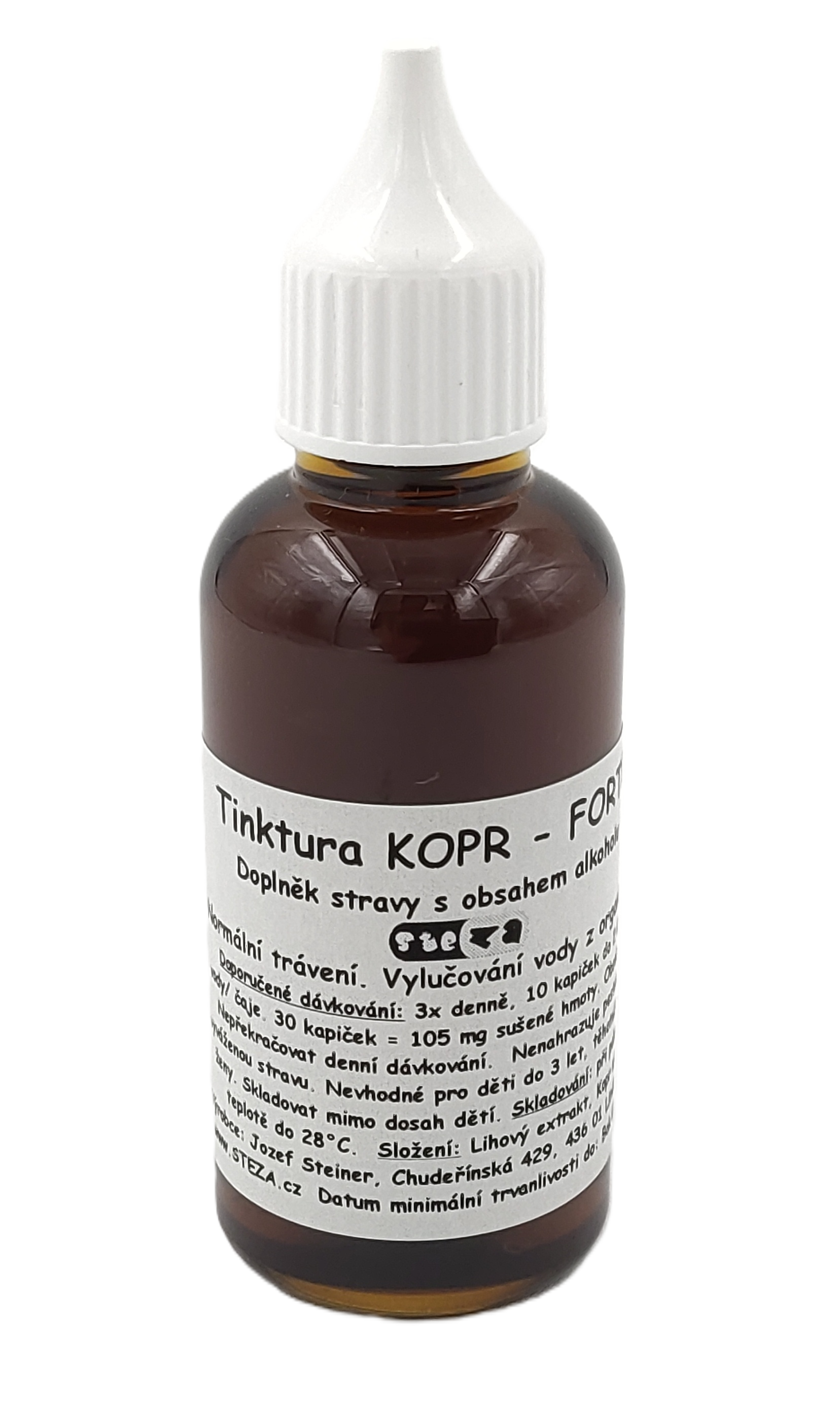 STEZA - Tinktura Kopr - FORTE 10x 50 ml. + 2ks navíc jako dárek !