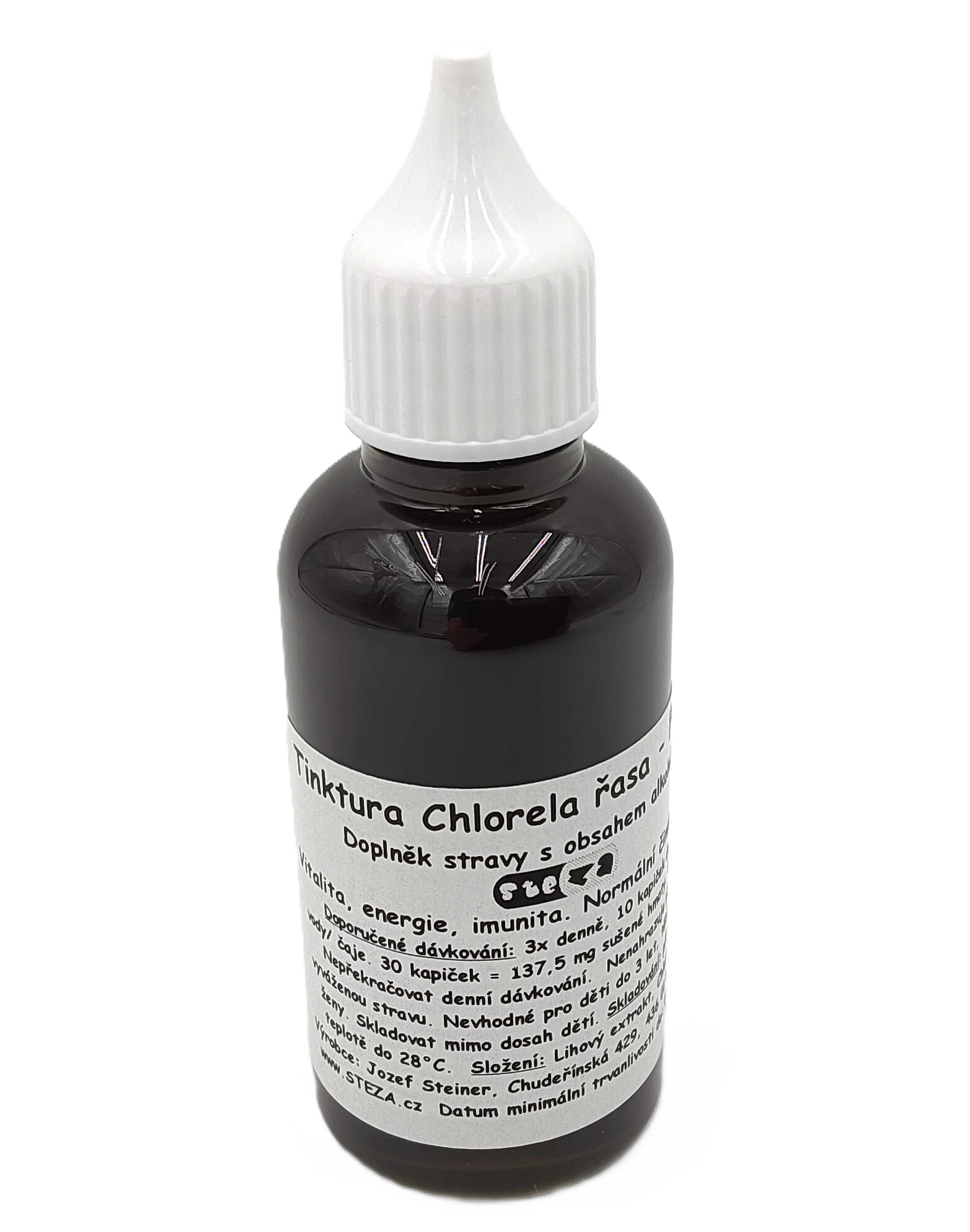 STEZA - Tinktura Chlorela řasa - FORTE 50 ml.