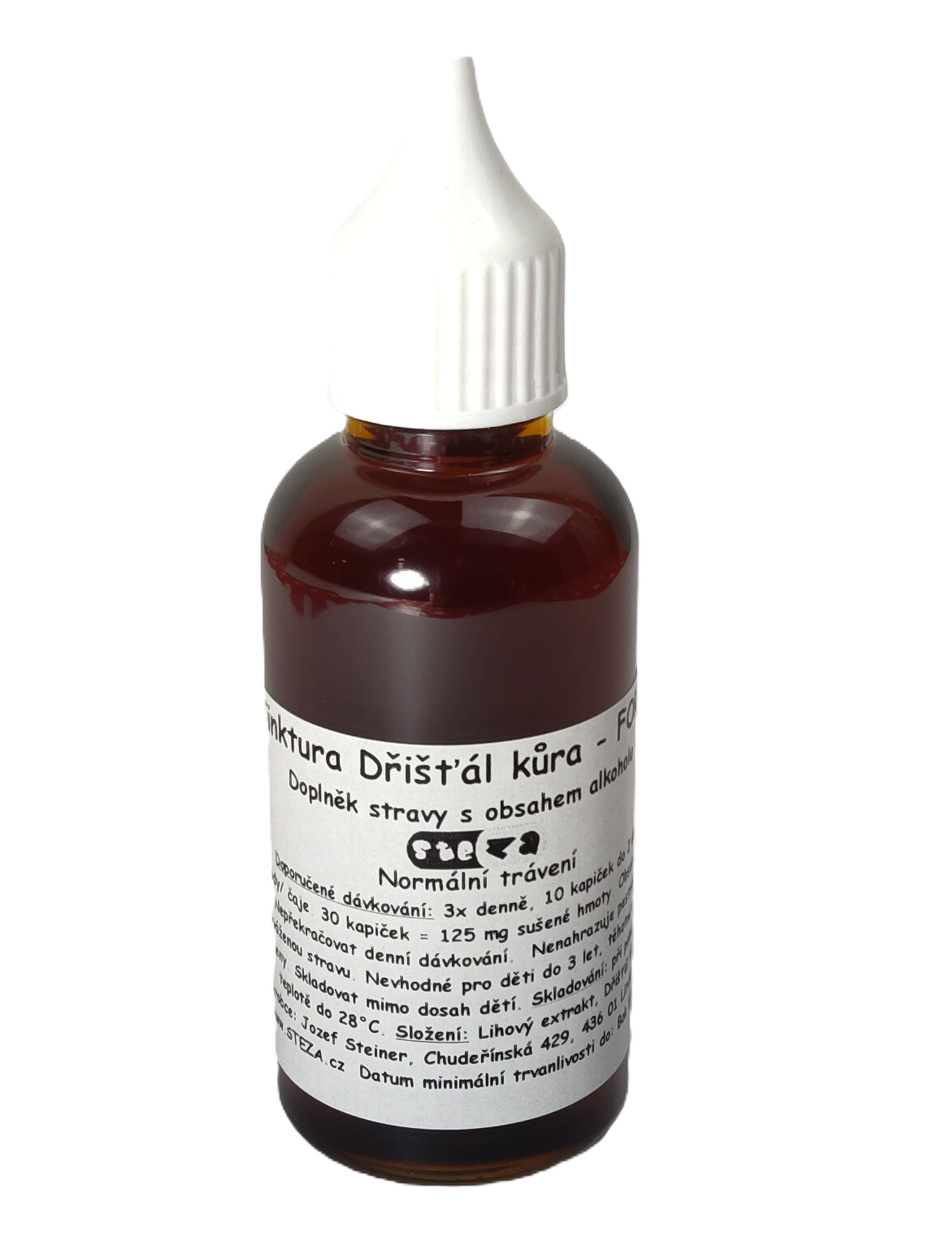 STEZA - Tinktura Dřišťál kůra - FORTE 3x 50 ml.