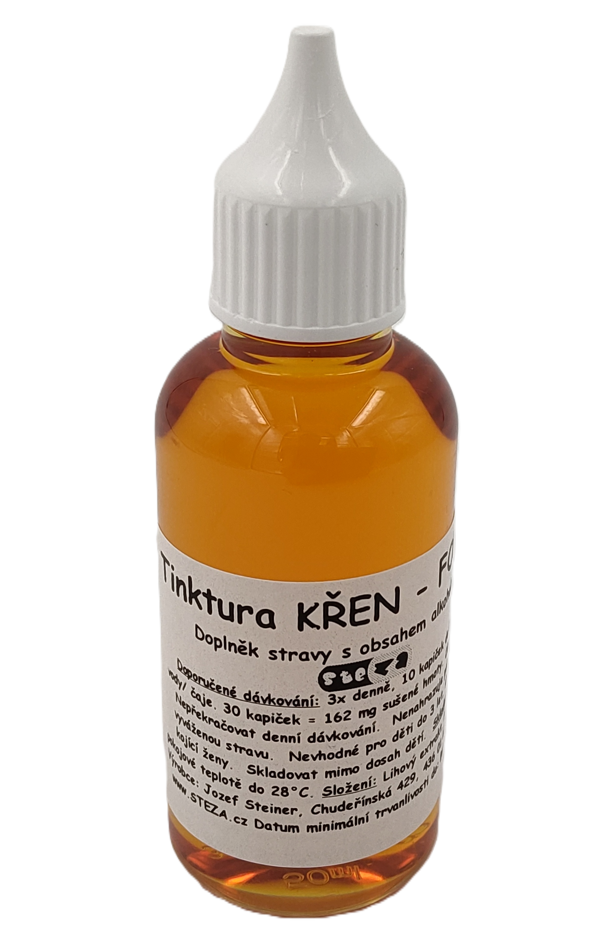 STEZA - Tinktura Křen - FORTE 3x 50 ml.