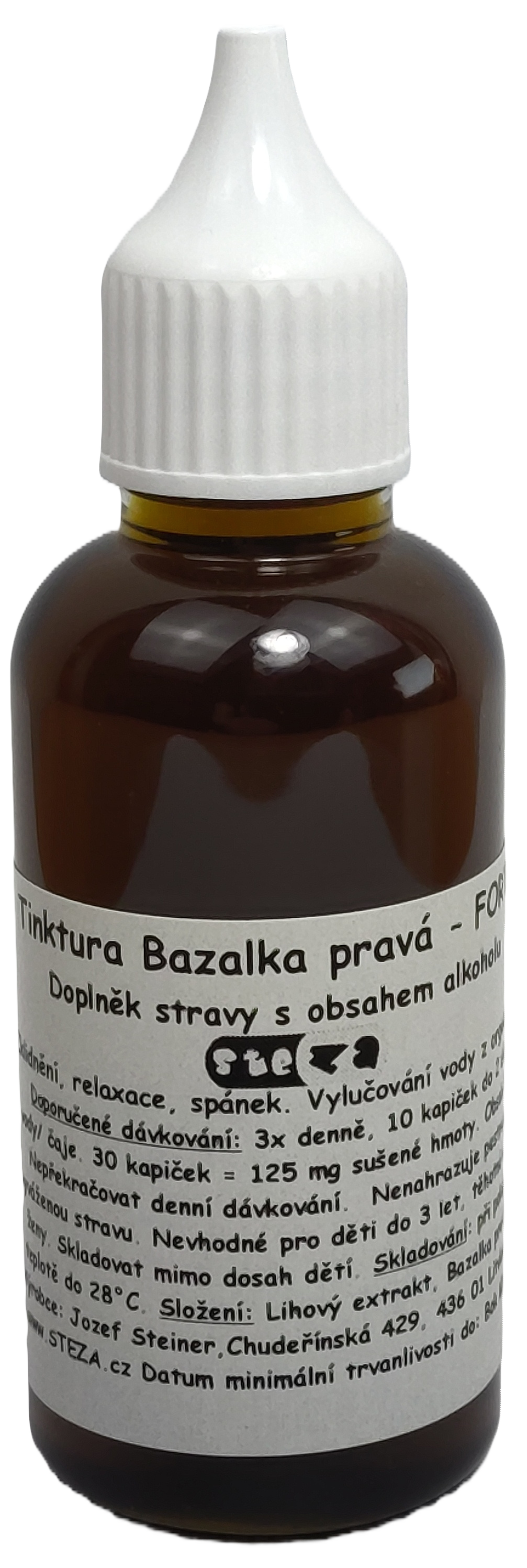 * Tinktura Bazalka pravá