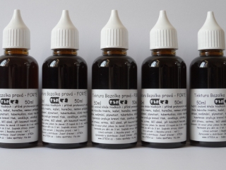 STEZA - Tinktura Bazalka pravá - FORTE 10x 50 ml. + 1ks navíc dárek !
