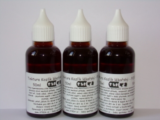 STEZA - Kozlíková tinktura - Kozlík lékařský, FORTE - 5x 50ml.