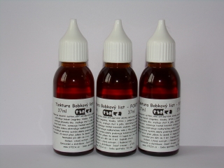 STEZA - Tinktura Bobkový list - FORTE 37 ml. 3x lékovka