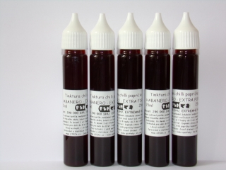 STEZA - Tinktura chilli paprička Habanero - EXTRA FORTE 3x 25ml.