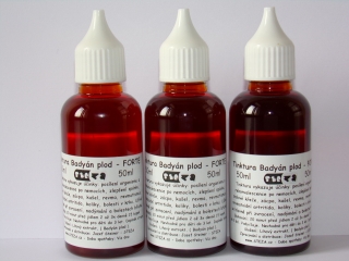 STEZA - Tinktura Badyán plod - FORTE 5x 50 ml.