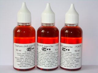 STEZA - Tinktura chilli paprička - FORTE 50 ml.