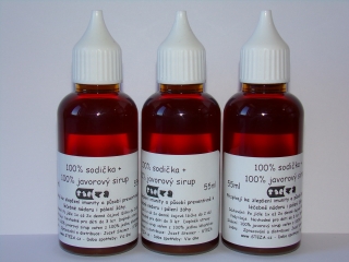 STEZA - 100% Jedlá sóda + 100% Javorový sirup 55 ml.