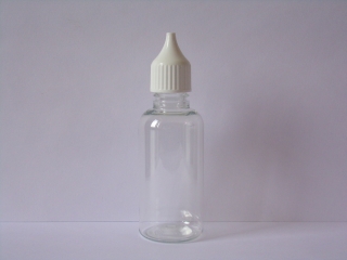 STEZA - Plastová průhledná lahvička 50 ml.