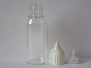 STEZA - Plastová průhledná lahvička 35 ml.
