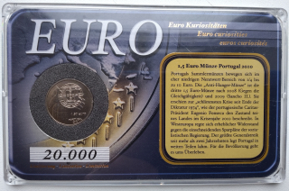 1,5 euro mince portugalsko 2010 - Limitovana edice 
