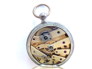 Starožitné kapesní hodinky klíčovky na natahování