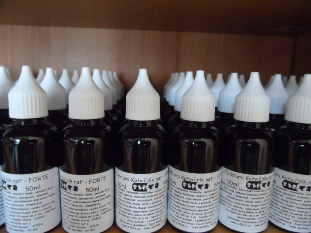 STEZA - Kotvičníková tinktura - Kotvičník - FORTE 3x 50 ml.