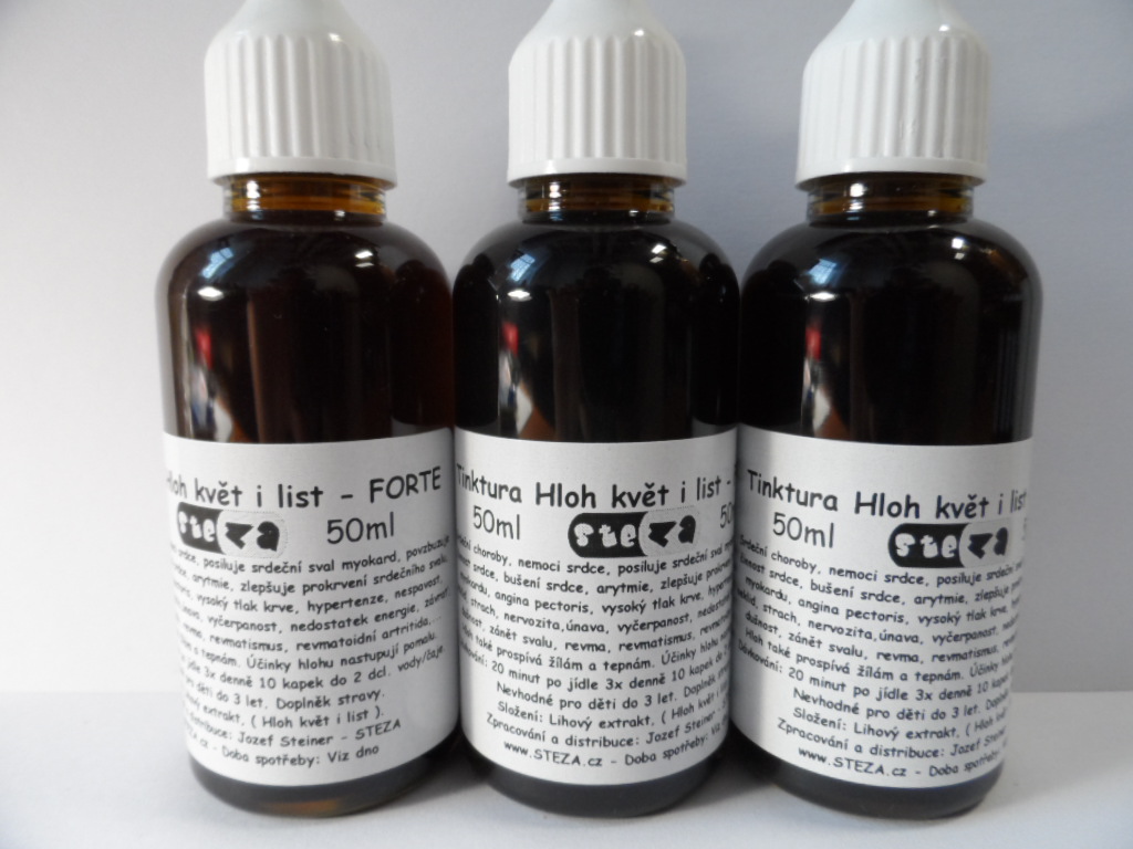 STEZA - Tinktura Hloh - FORTE 50 ml.